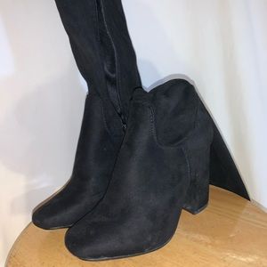 Thigh-High Black Boots